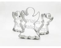 Cortador en acero molde ángeles cortador para galletas utensili